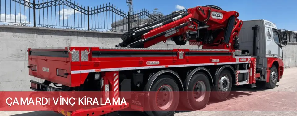Çamardı İlçemi Vinç Kiralama